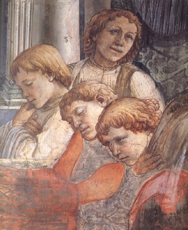 Fra Filippo Lippi Details of The Celebration of the Relics of St Stephen and Part of the Martyrdom of St Stefano